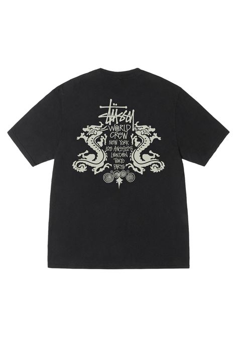double dragon pig tee man black STÜSSY | 19051130001