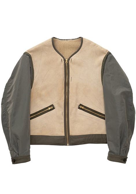 iris jacket sheepskin man gery VISVIM | 0125105013031GREY