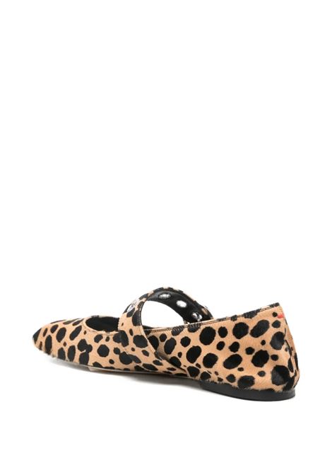 uma leopard mary-jane woman beige and black AEYDE | A11-FL0551068227