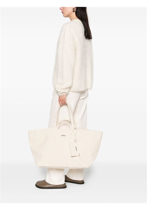 borsa le drummer toiler bag donna ecru APC | COHMP-F67046AAD