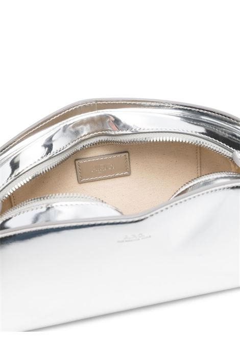 demi-lune shoulder bag woman silver APC | PUACB-F61997RAB