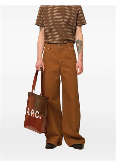 borsa lou tote donna marrone APC | PUACD-M61442CAE