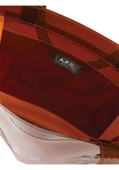 borsa lou tote donna marrone APC | PUACD-M61442CAE