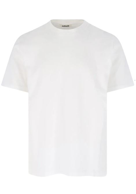 luster planting tee man white AURALEE | A00P02GTWHITE