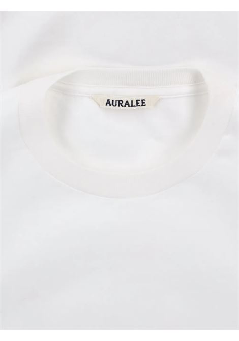 luster planting tee man white AURALEE | A00P02GTWHITE
