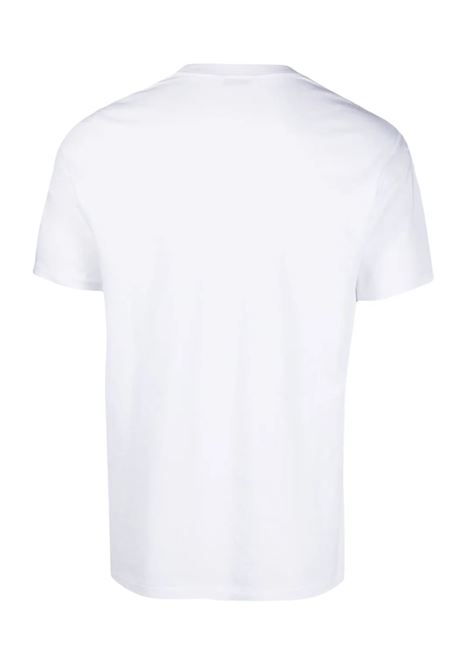 t-shirt seamless crew neck uomo bianca AURALEE | A00T01STWHITE