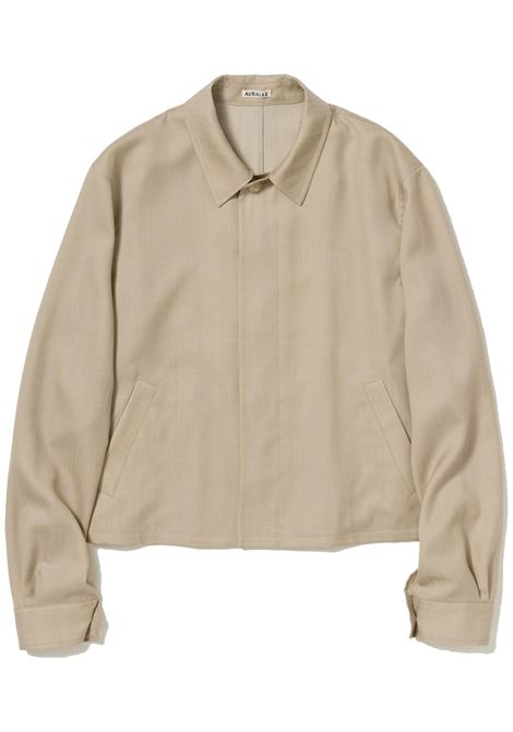 giacca herringbone uomo beige AURALEE | A26SB01CHBEIGE
