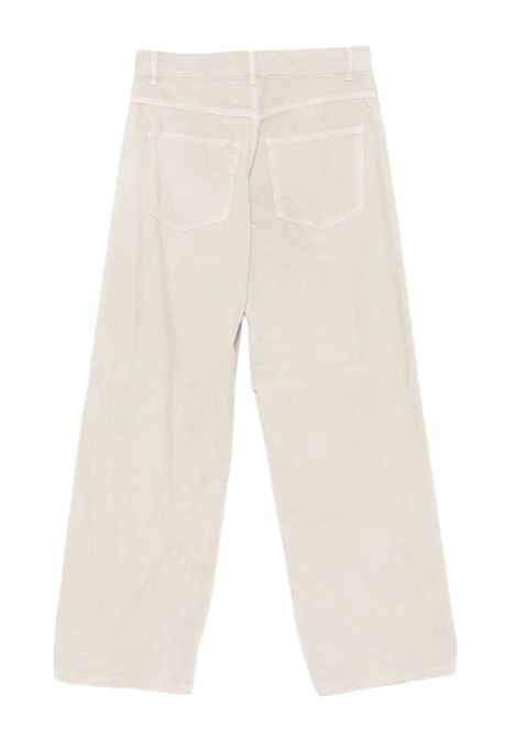 pantaloni cordura uomo bianchi AURALEE | A26SP01FXWHITE/KHAKI