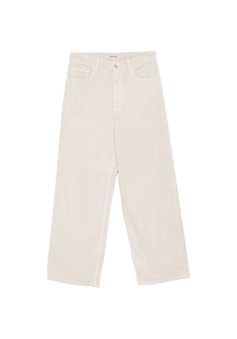 pantaloni cordura uomo bianchi AURALEE | A26SP01FXWHITE/KHAKI