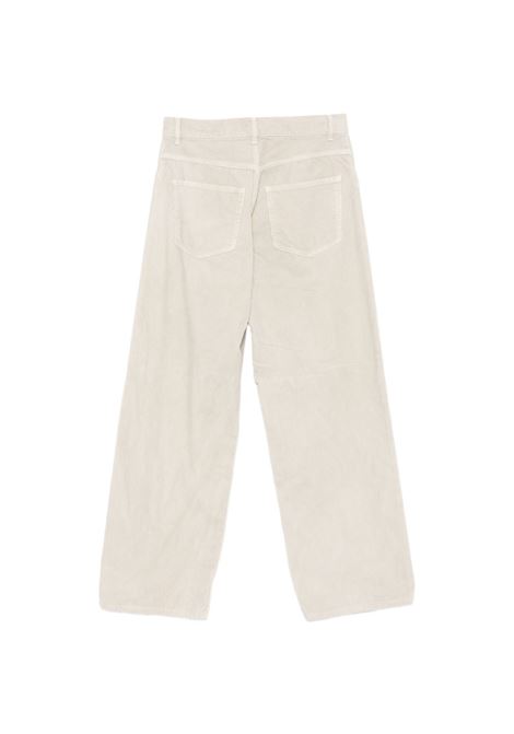 pantaloni cordura uomo bianchi AURALEE | A26SP01FXWHITE/KHAKI