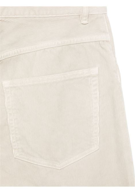 pantaloni cordura uomo bianchi AURALEE | A26SP01FXWHITE/KHAKI