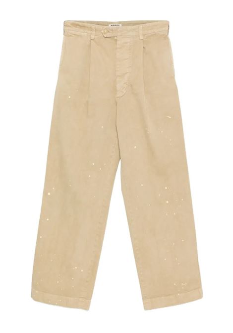 pantaloni chino uomo beige AURALEE | A26SP02LFBEIGE