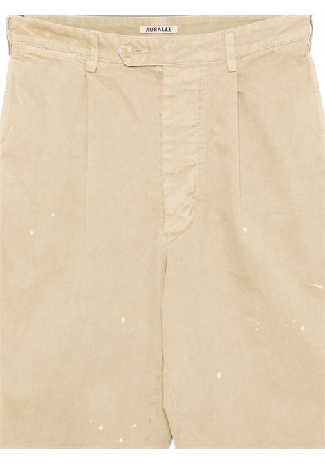 pantaloni chino uomo beige AURALEE | A26SP02LFBEIGE