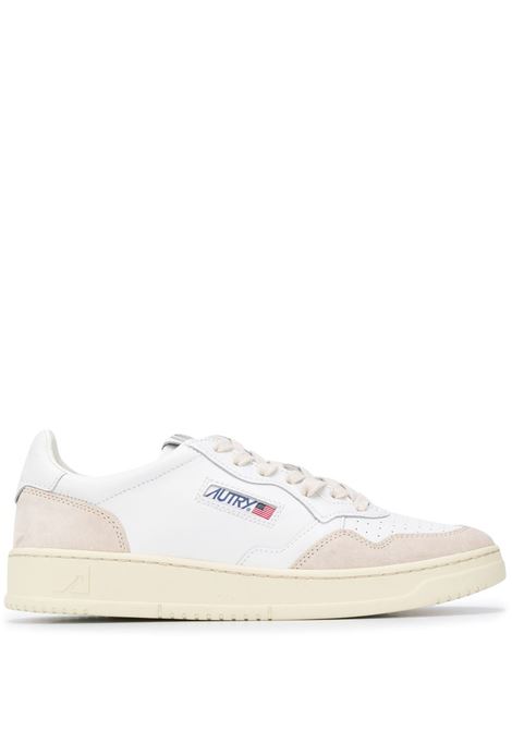 sneakers medalist low aulm ls33  uomo bianche e beige AUTRY | AULMLS33