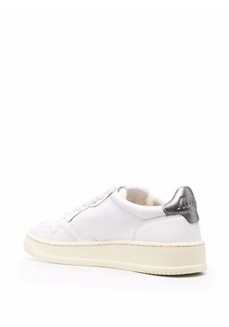 medalist low aulw ll05 sneakers woman white and silver AUTRY | AULWLL05
