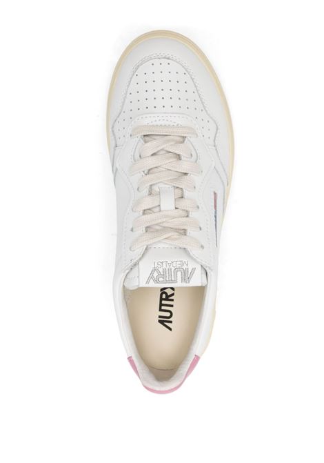medalist low aulw ll88 sneakers woman white and pink AUTRY | AULWLL88