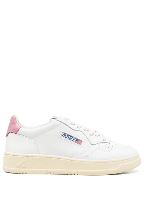 medalist low aulw ll88 sneakers woman white and pink AUTRY | AULWLL88
