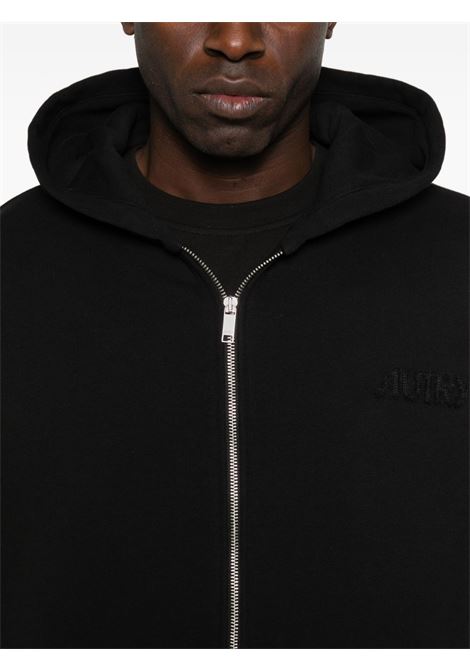 felpa hoodie zip uomo nera AUTRY | HIPX032K