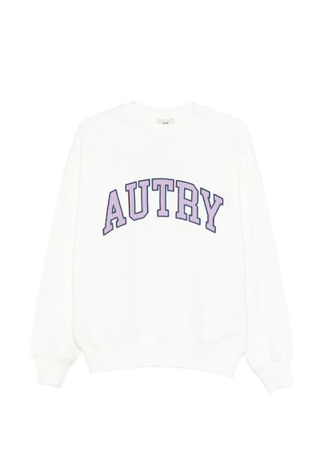 felpa girocollo uomo bianca AUTRY | SWPX036W