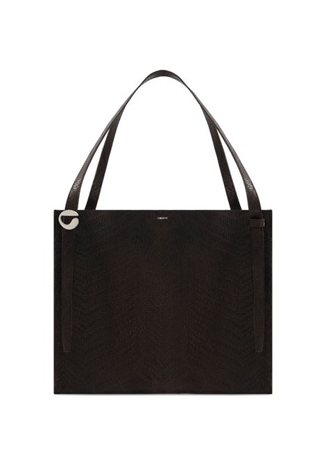 borsa tote bag donna marrone COPERNI | COPBA77F6076BBRW