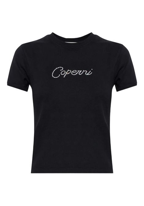 t-shirt baby crystals donna nera COPERNI | COPJS07CRF5012BLK