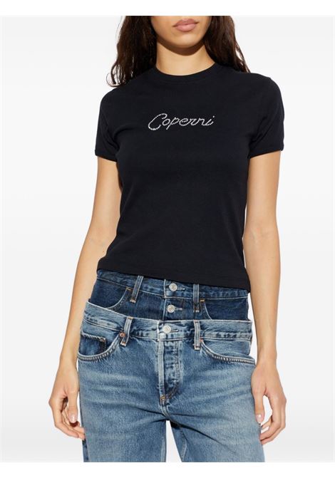 t-shirt baby crystals donna nera COPERNI | COPJS07CRF5012BLK