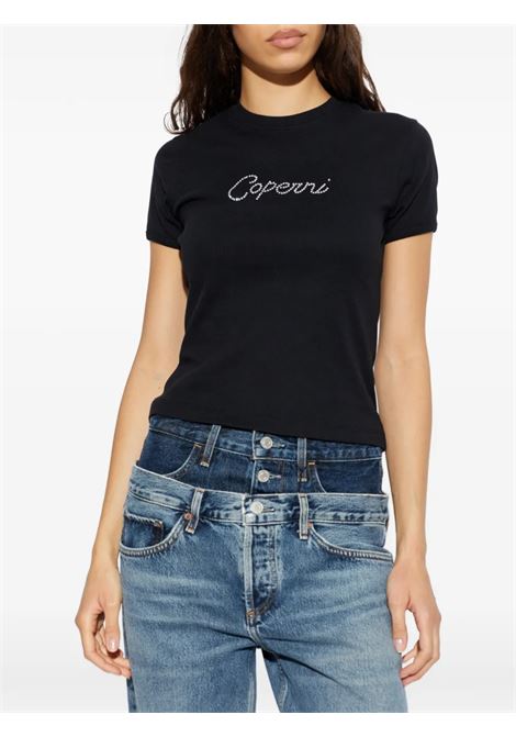 t-shirt baby crystals donna nera COPERNI | COPJS07CRF5012BLK