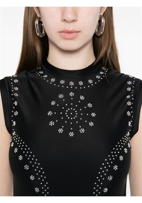 mini abito mandra donna nero COPERNI | COPJS208F5021SBLK