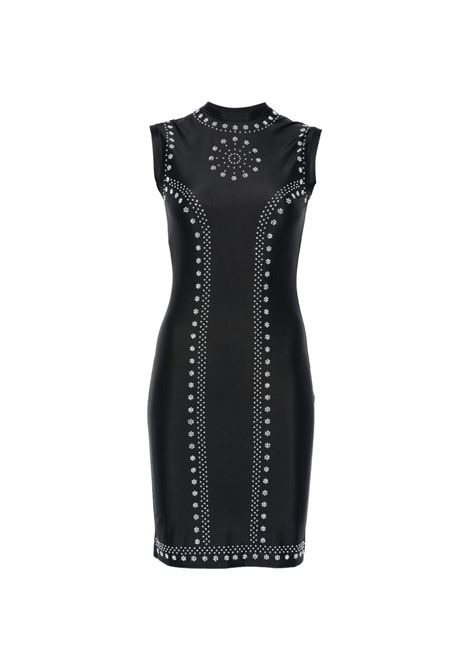 mini abito mandra donna nero COPERNI | COPJS208F5021SBLK