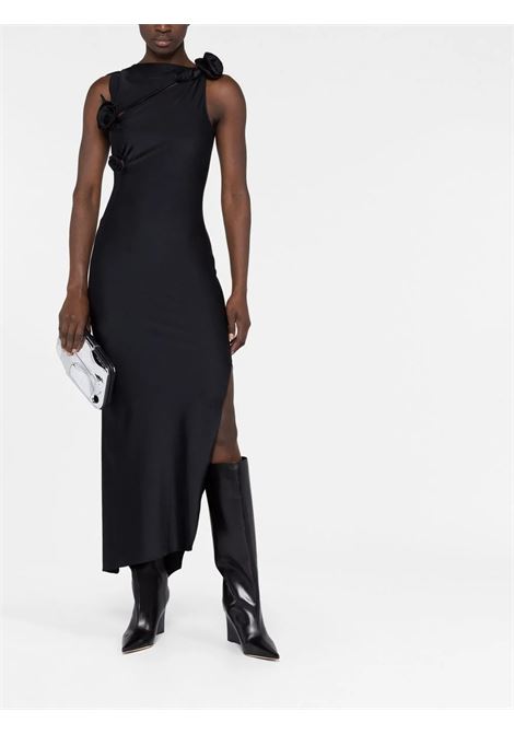 abito asymmetric flowe gown donna nero COPERNI | COPR44545CBLK