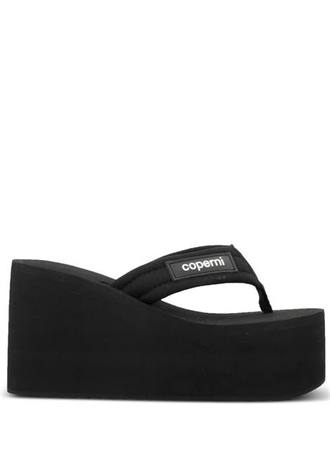 sandali branded wedge donna neri COPERNI | COPSH09440BLA