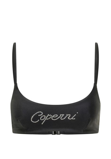 top bikini crystal logo donna nero COPERNI | COPSW03F5021ABLK