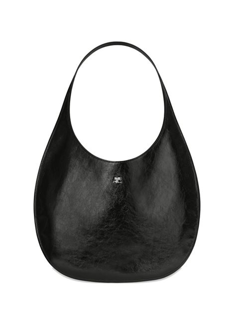 holy naplack leather tote bag woman black COURRÈGES | 126GSA210CR00439999