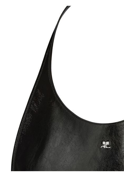 holy naplack leather tote bag woman black COURRÈGES | 126GSA210CR00439999