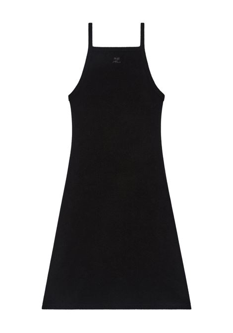spongy heritage dress woman black COURRÈGES | 126JRO812JS02649999