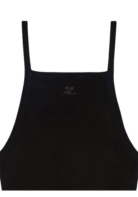 spongy heritage dress woman black COURRÈGES | 126JRO812JS02649999