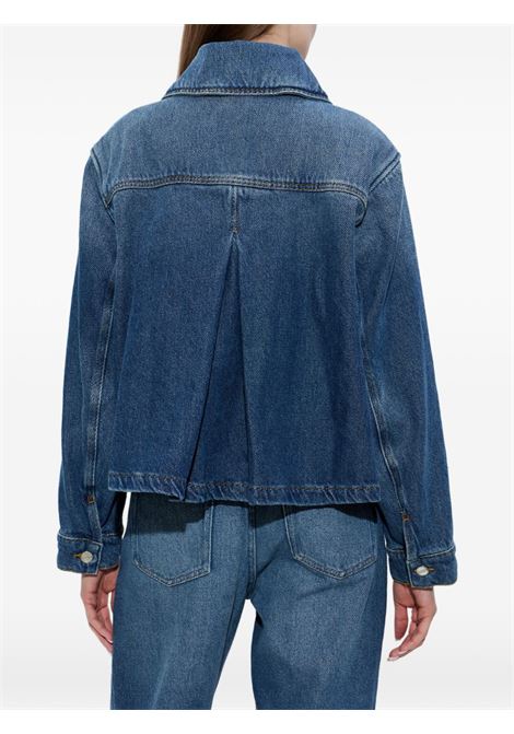 giacca denim heavy donna blu GANNI | A1010073569