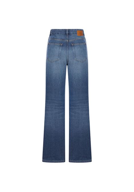 heavy denim izey jeans woman blue GANNI | A1100044569