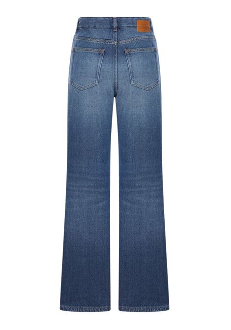 heavy denim izey jeans woman blue GANNI | A1100044569