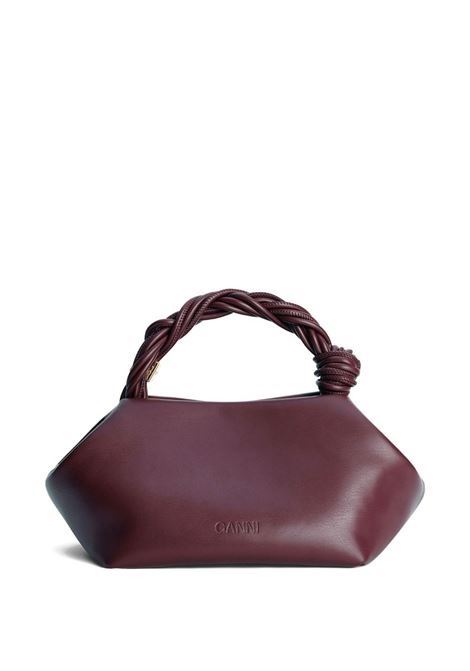 borsa ganni bou small donna borgogna GANNI | A5313436