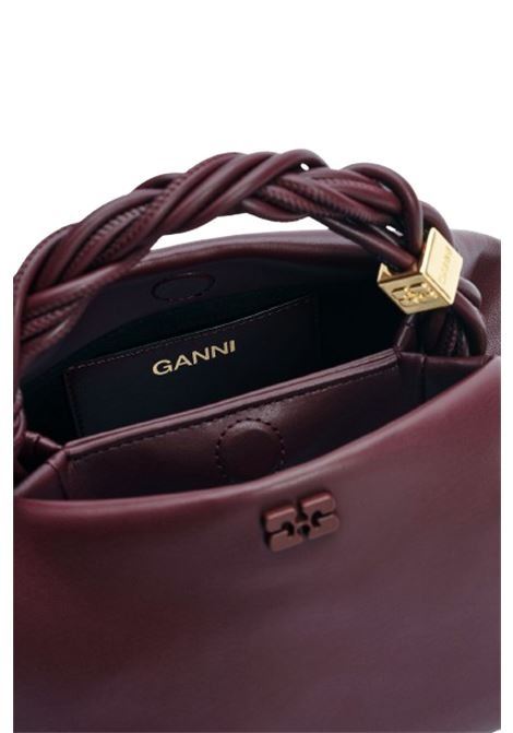 borsa ganni bou small donna borgogna GANNI | A5313436