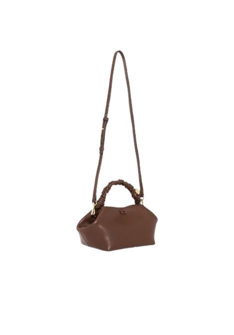 bou bag small woman dark chocolate GANNI | A5906890