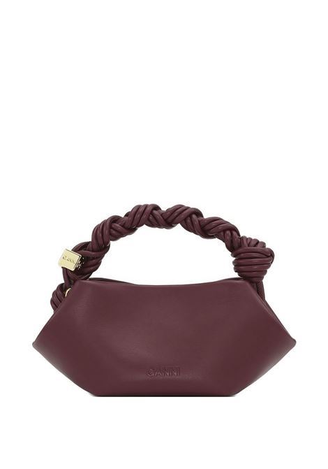 mini  bau bag woman burgundy GANNI | A6947436
