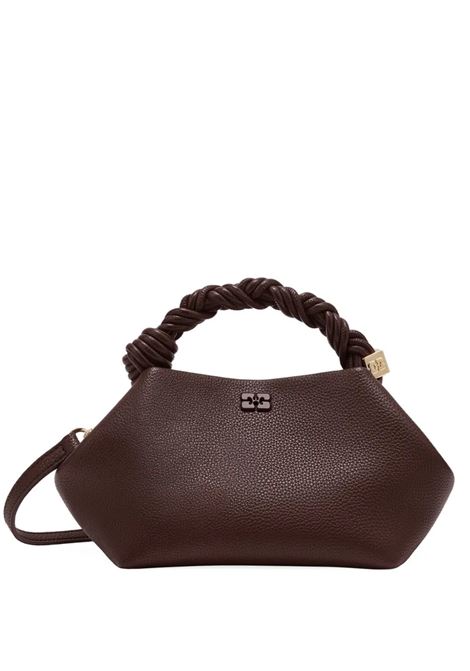 bou bag small grained woman brown GANNI | A7274979
