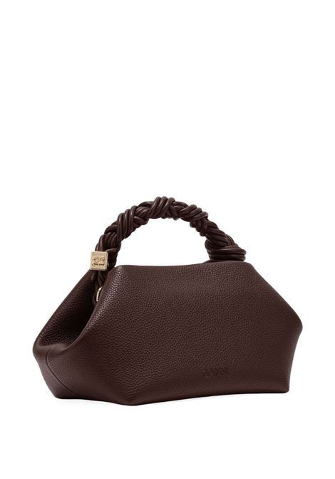 bou bag small grained woman brown GANNI | A7274979