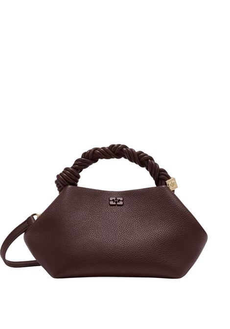 bou bag small grained woman brown GANNI | A7274979