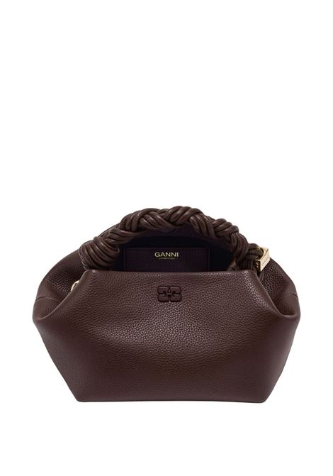 bou bag small grained woman brown GANNI | A7274979