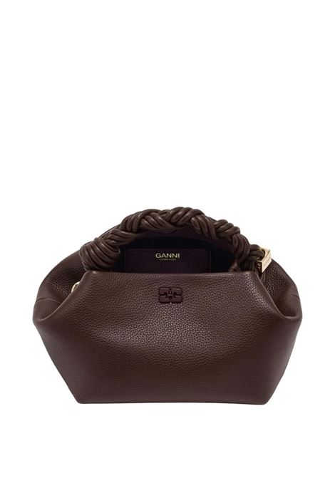 bou bag small grained woman brown GANNI | A7274979