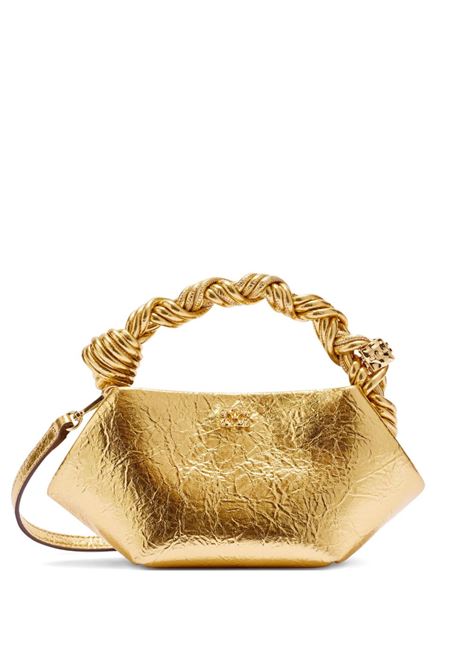 metallic bou bag mini woman gold GANNI | B2100030339
