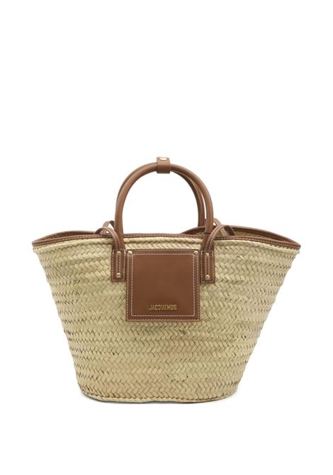 borsa le panier soli donna natural e marrone chiaro JACQUEMUS | BAW00045AC01C04811